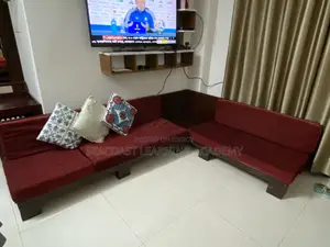 L Sofa Set for Sale (Solid Wood Corner Sofa)