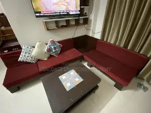 L Sofa Set for Sale (Solid Wood Corner Sofa)