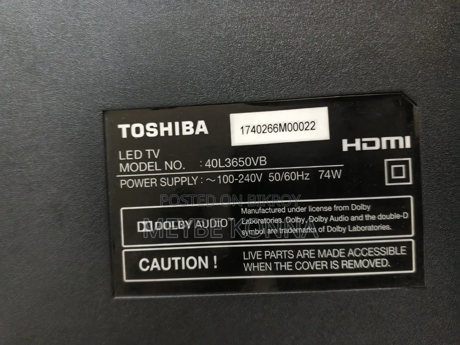 LED TV Toshiba 40 Inch