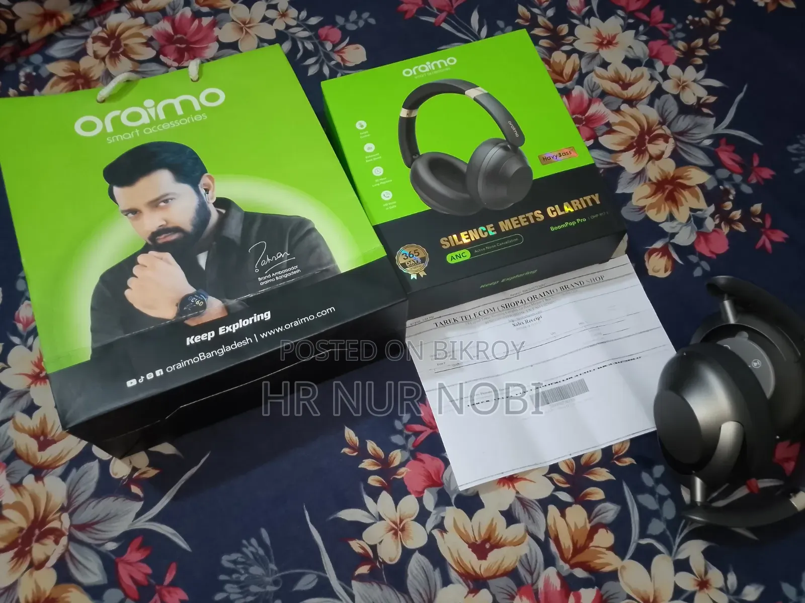 Oraimo Boompop Pro Headphone (Anc)