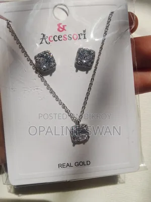 ডায়মন্ড কাট পেন্ডেন্ট সেট