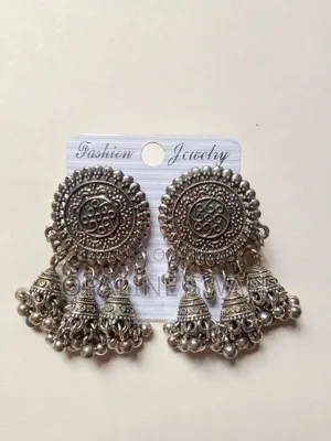 Oxidized Jhumka