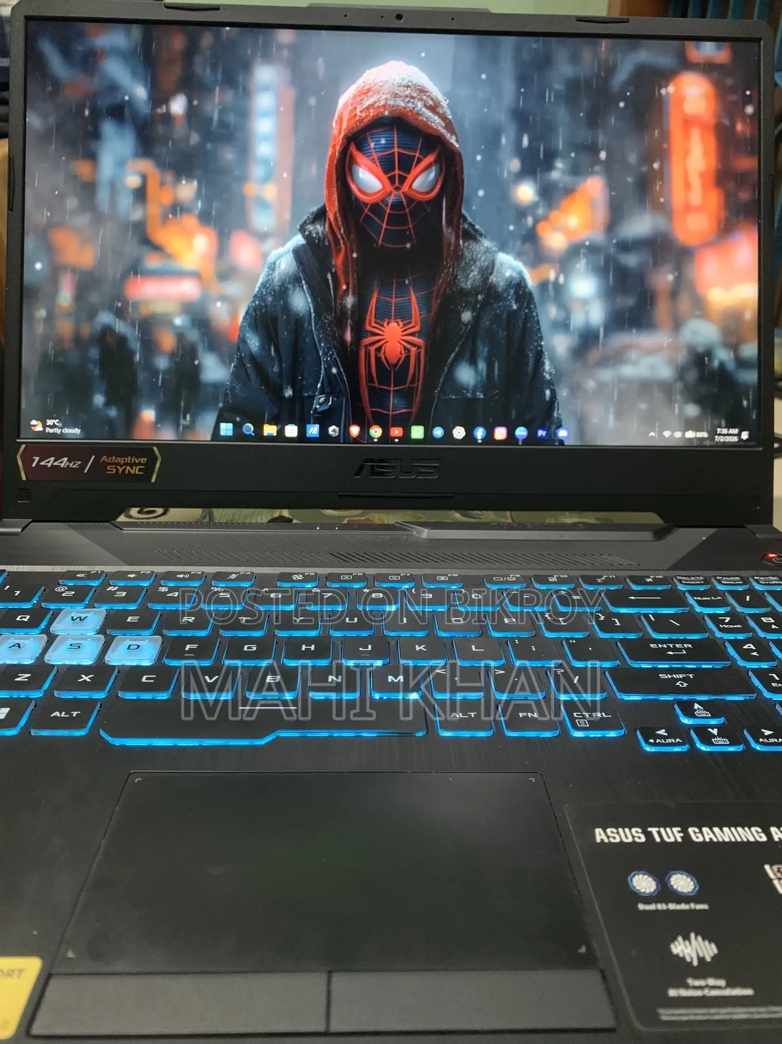 ল্যাপটপ Asus TUF Gaming A15 8GB AMD Ryzen 7 SSD 512GB