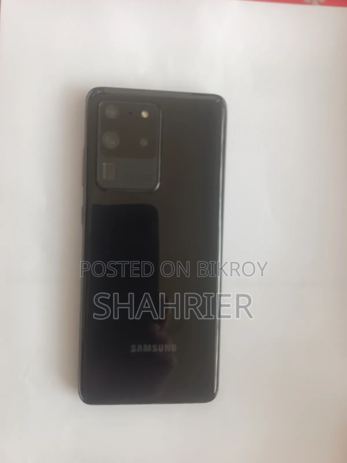 স্যামসাং গ্যালাক্সি এস২০ আল্ট্রা ১২৮ জিবি কালো