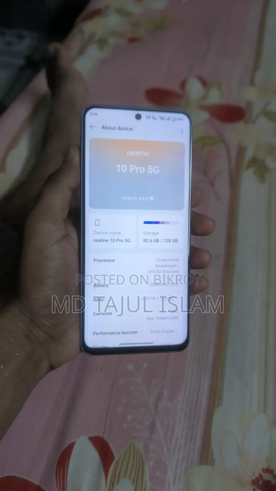 Realme 10 Pro 128 GB Blue