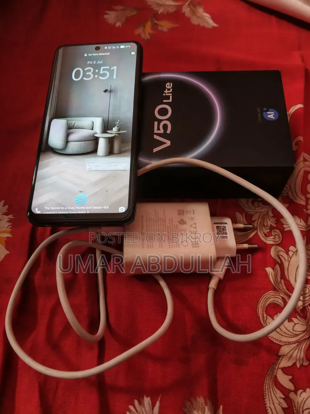 Vivo V50 Lite 256 GB Black