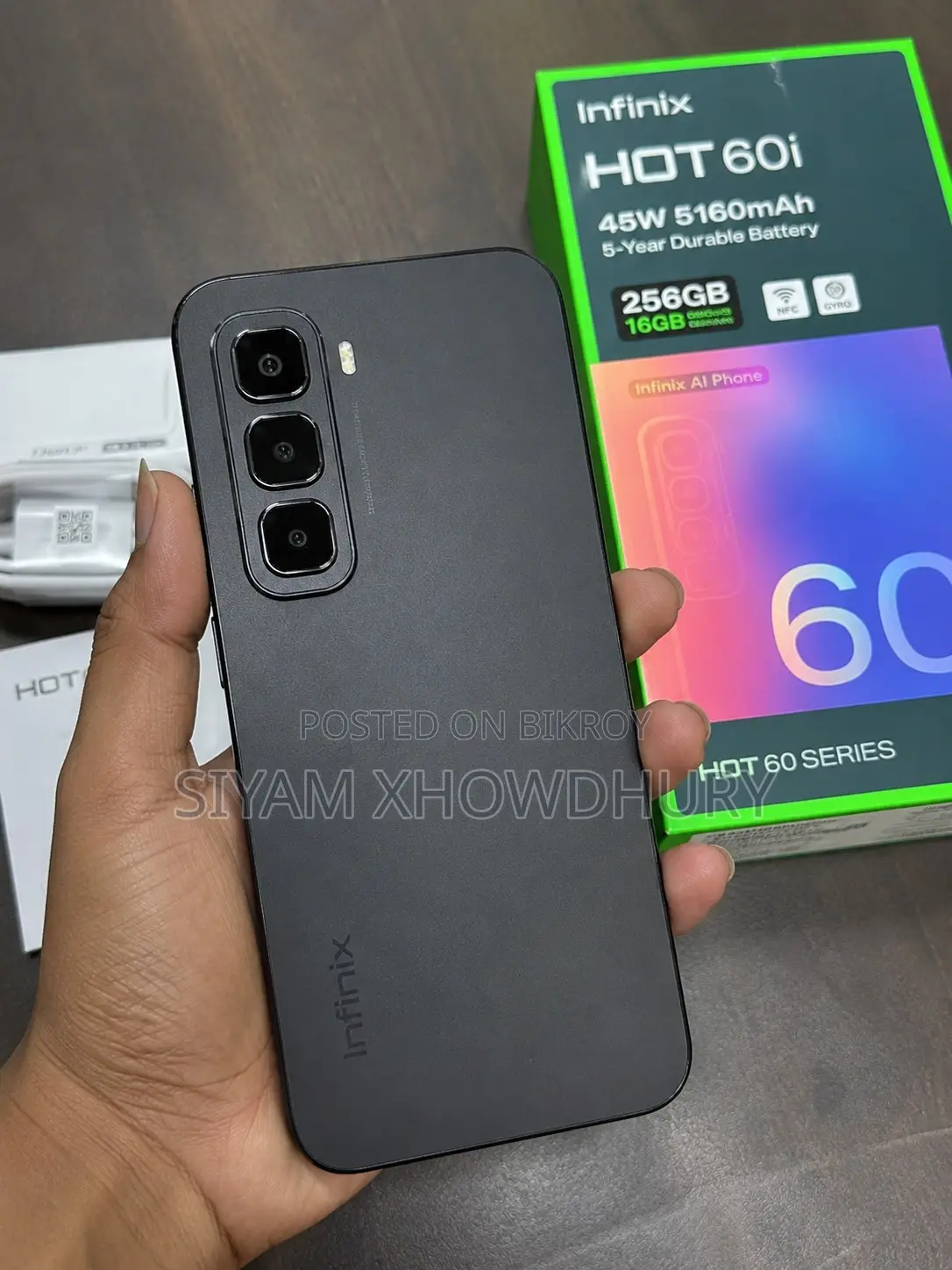 Infinix Hot 60i 128 GB Black