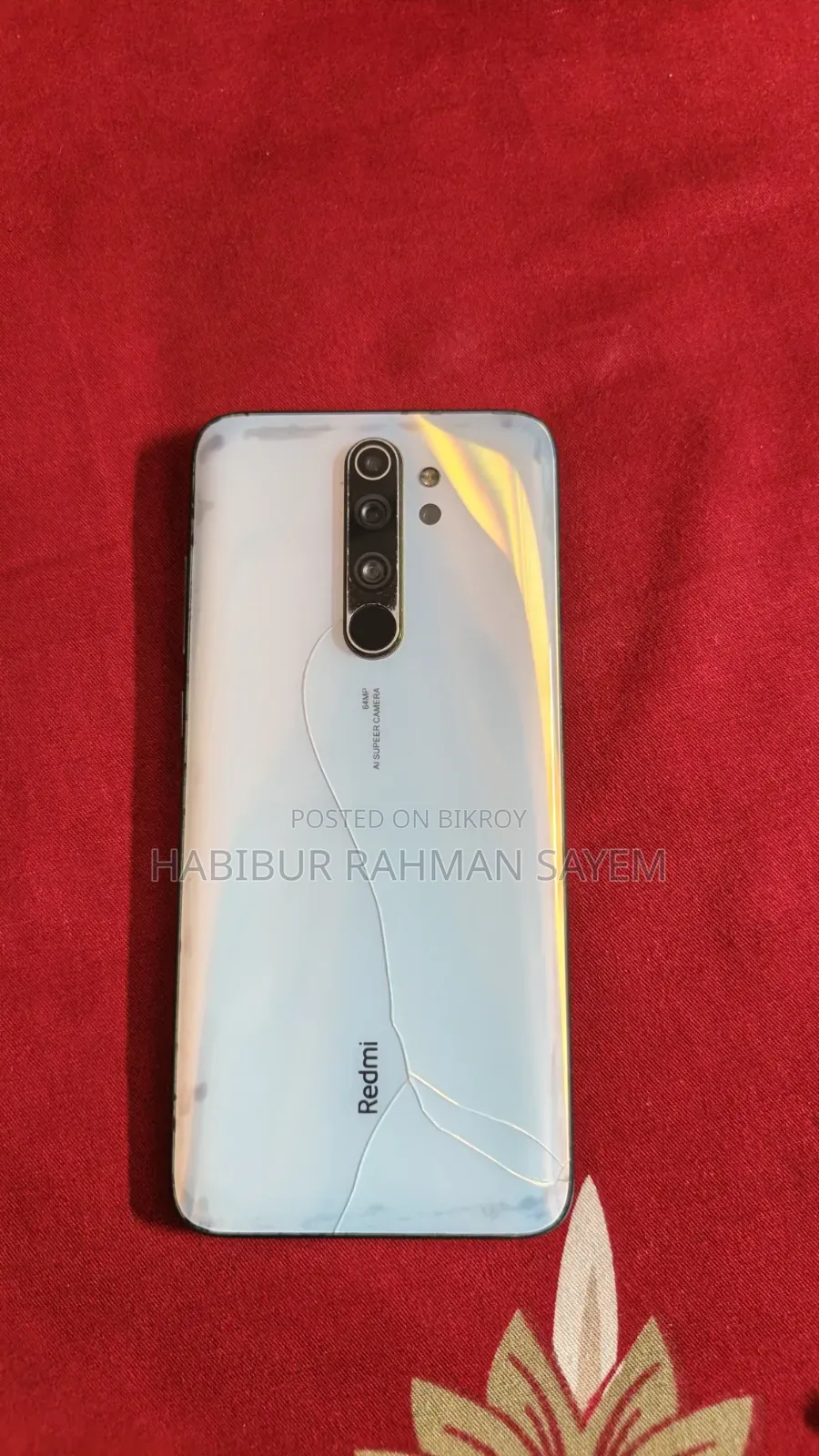শাওমি রেডমি নোট ৮ প্রো ৬৪ জিবি সাদা