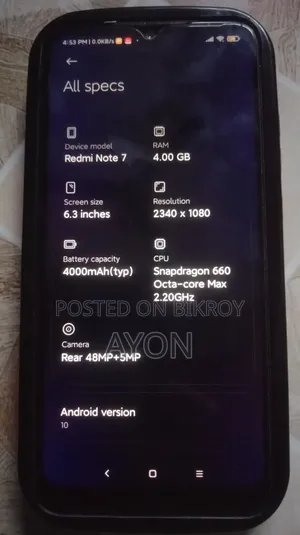 Xiaomi Redmi Note 7 64 GB Blue