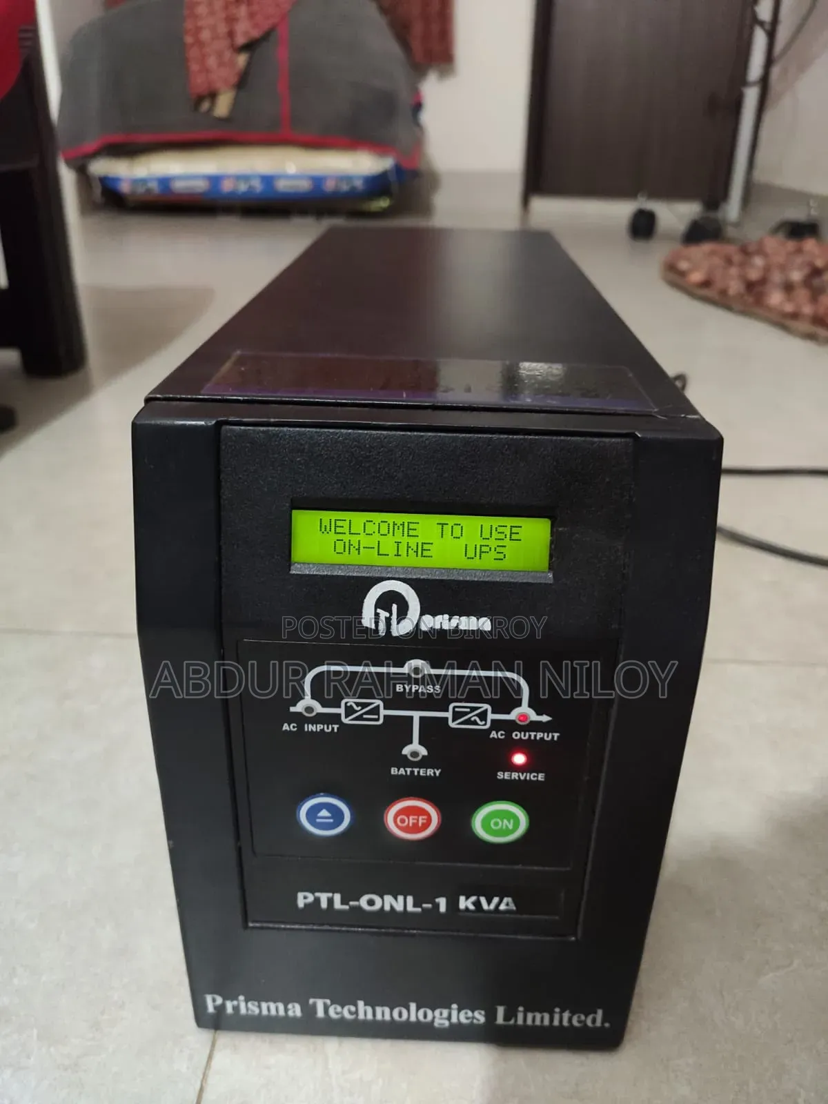 Prisma 1kva True Online Ups (Ptl-onl-1 Kva)