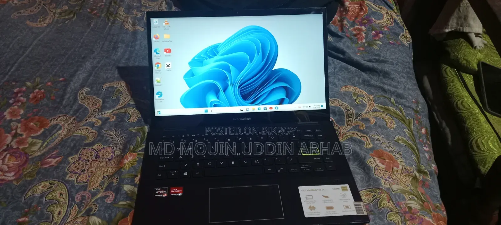 Laptop Asus Vivobook 16 8GB AMD Ryzen 5 SSD 512GB