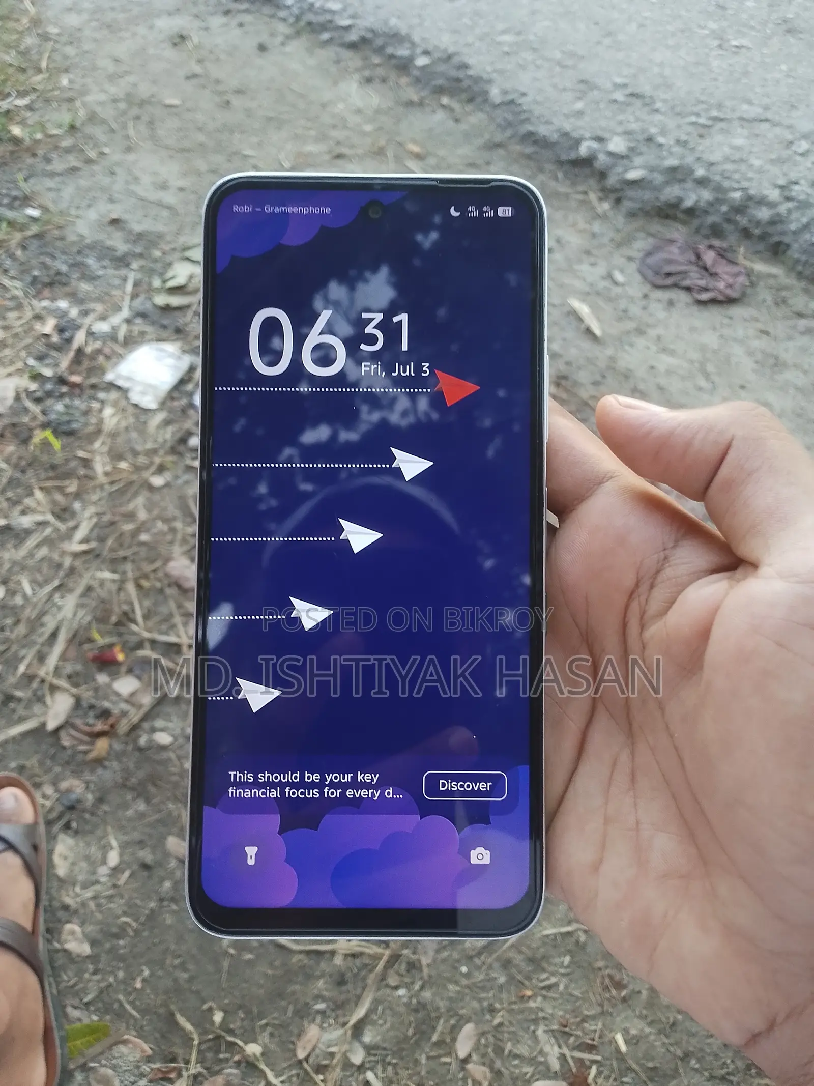 Infinix Hot 60i 256 GB Silver