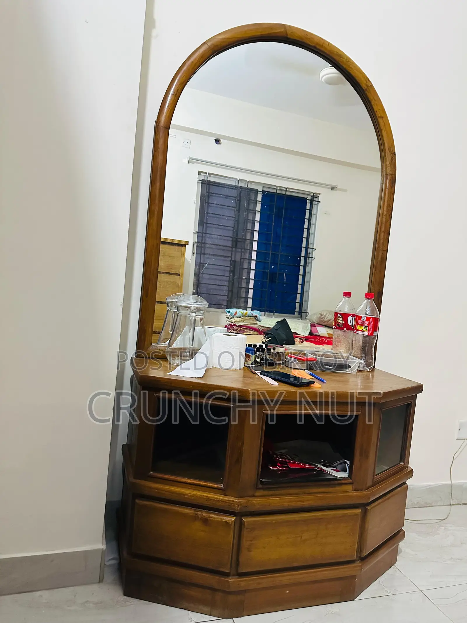 আসল সেগুন কাঠের ড্রেসিং টেবিল