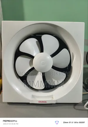 Emergency 12" Osaka exhaust fan for sale.