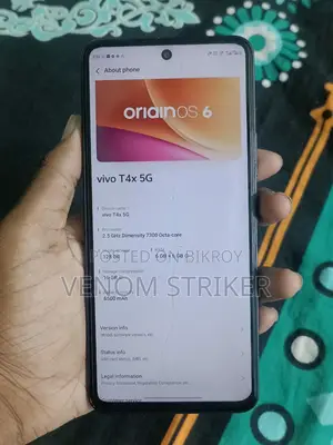 Vivo T4x 128 GB Black