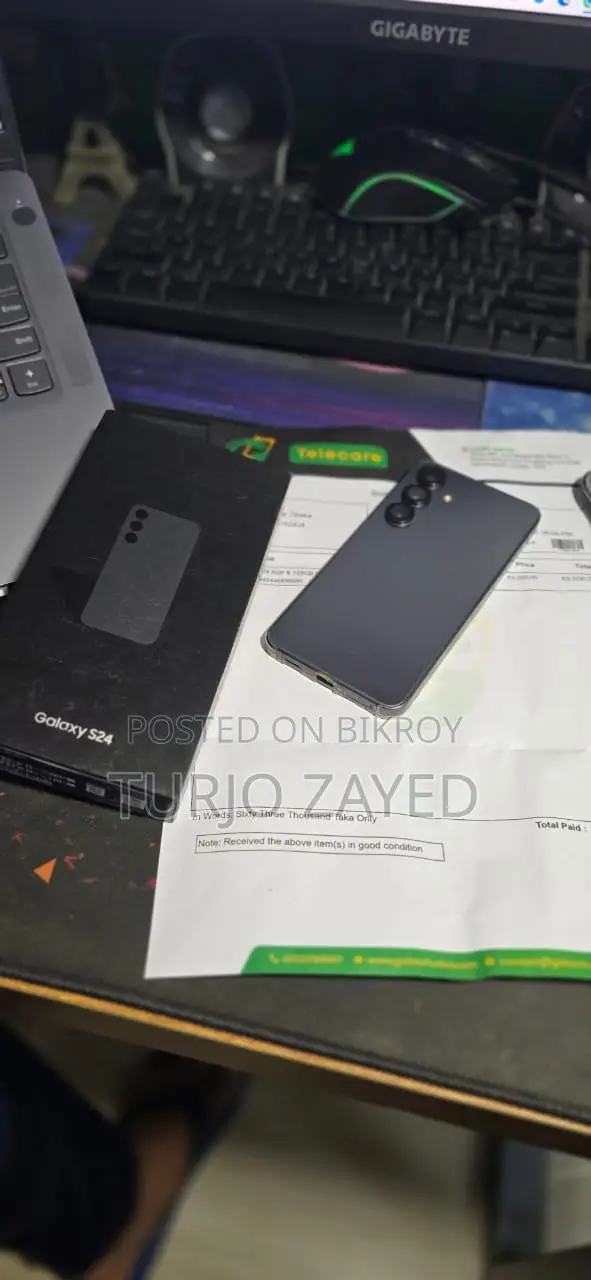 স্যামসাং গ্যালাক্সি এস২৪ ১২৮ জিবি ব্ল্যাক