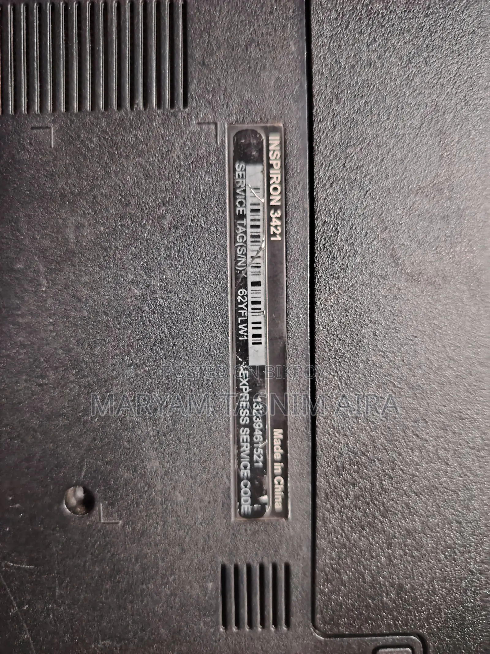 ল্যাপটপ Dell Inspiron 14 ৮GB Intel Core I3 HDD ৫০০GB