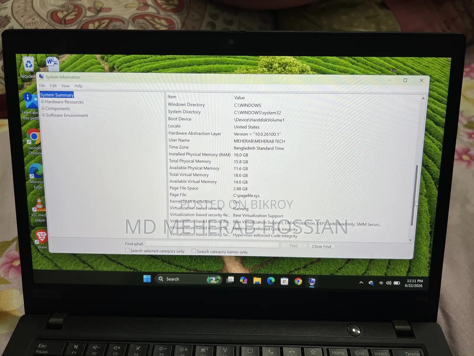 Laptop Lenovo ThinkPad T14s Gen 1 16GB Intel Core I5 SSD 256GB