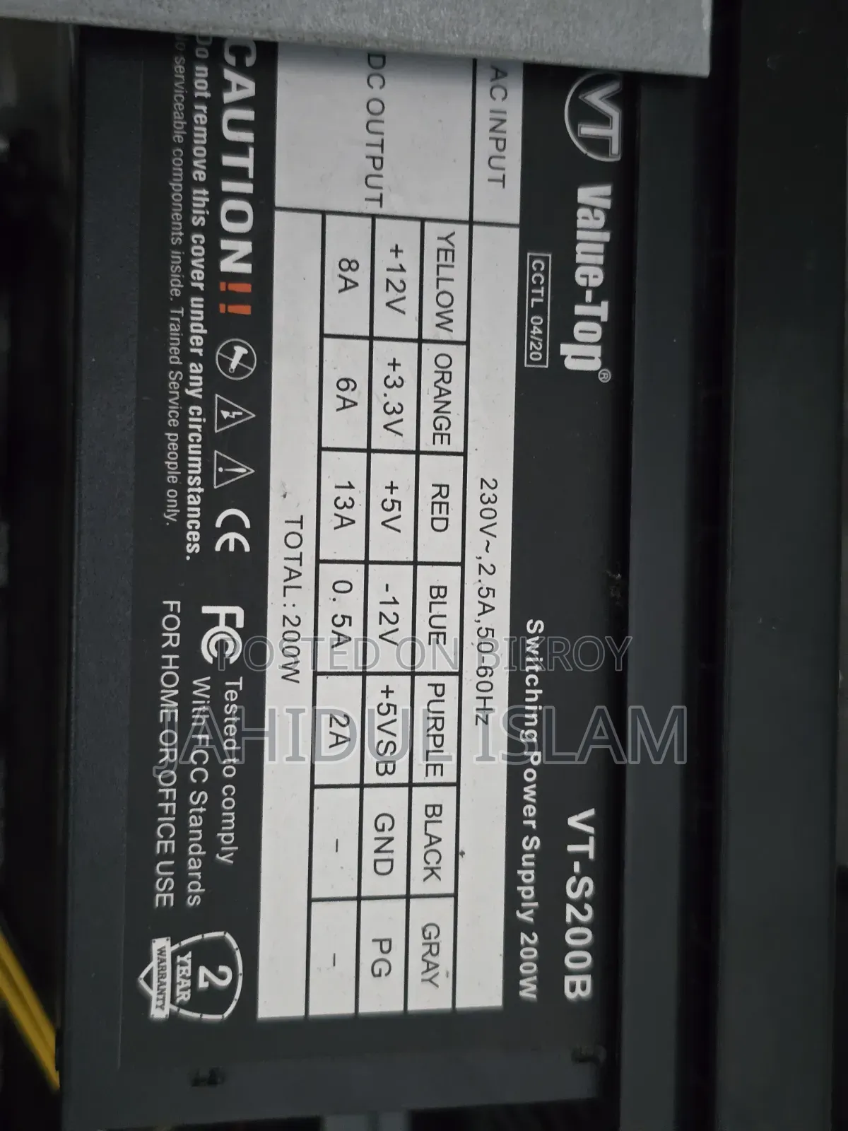 Desktop Computer MSI model 4GB Intel Core i3 SSD 128GB