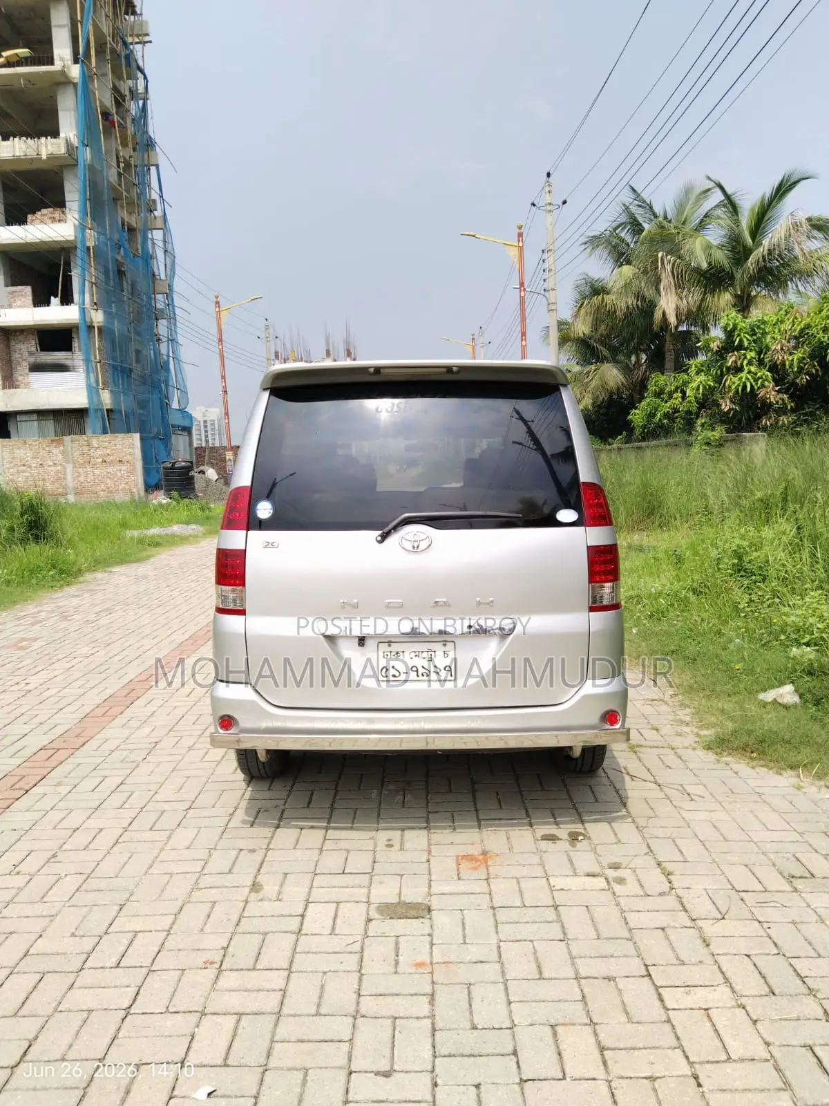 Toyota Noah 2.0 AWD (৮ সিটার) ২০০৩ সিলভার