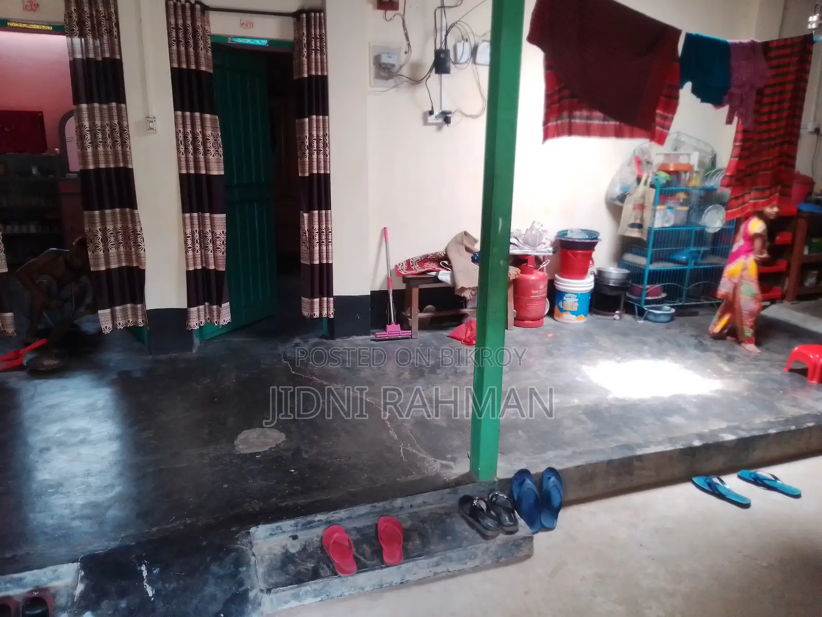 Furnished 4-Bedroom House adjacent to Main Road, Mithapukur for sale