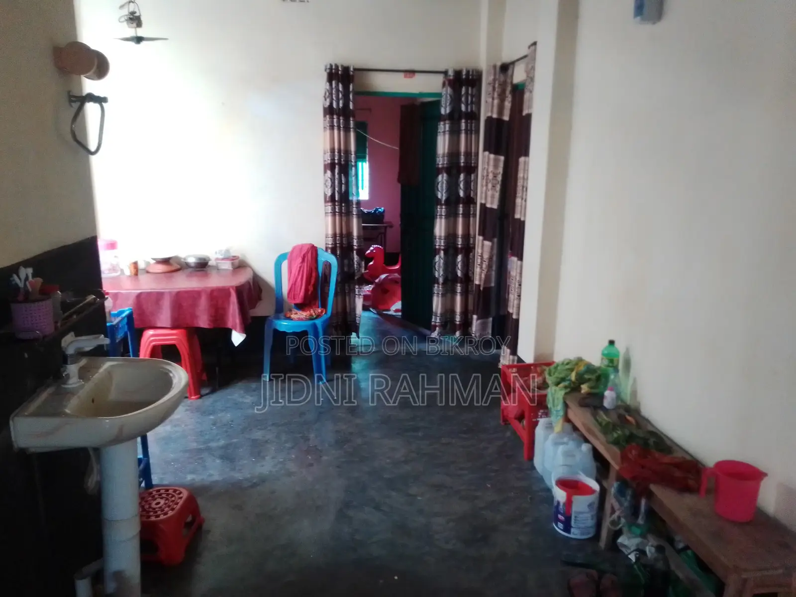 Furnished 4-Bedroom House adjacent to Main Road, Mithapukur for sale