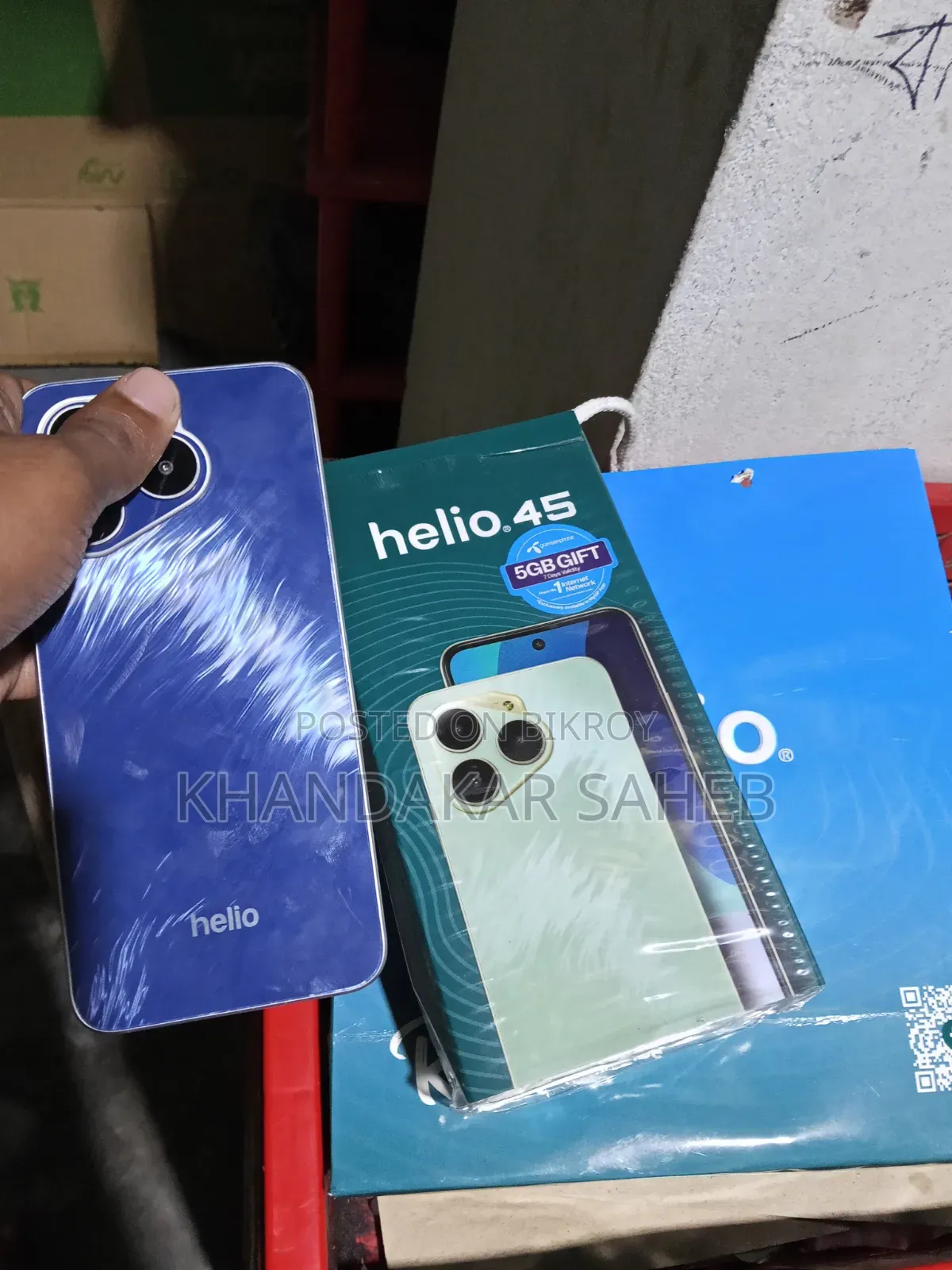 Helio 45 128 GB Blue