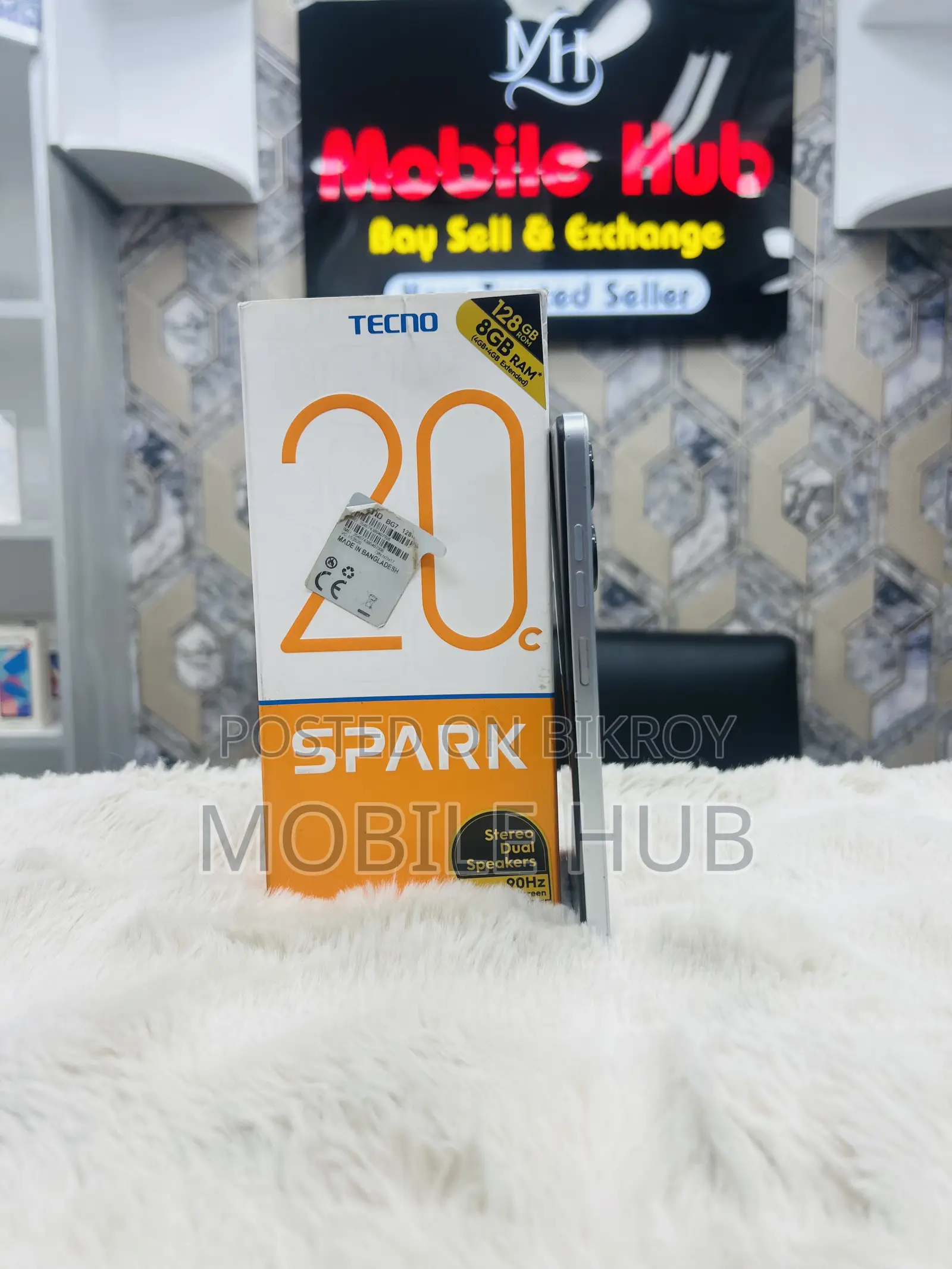 Tecno Spark 20C 128 GB White