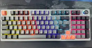 Jadel Kl-114 RGB Gaming Mechanical Keyboard - Red