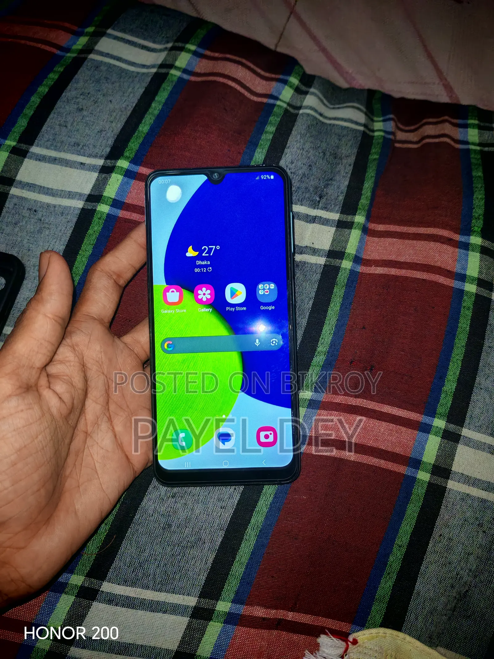 স্যামসাং গ্যালাক্সি এ২২ ১২৮ জিবি নীল
