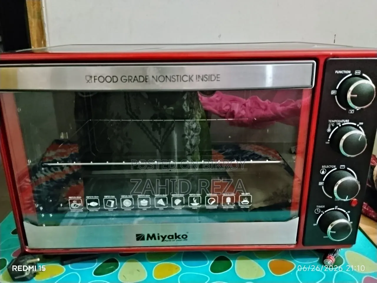 Miyako Electric Oven Mt 836 Rc(36ltr)