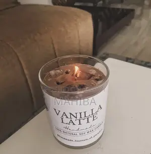 Vanilla Iced Latte Scented Candle | 100% Soy Wax Natural Candle