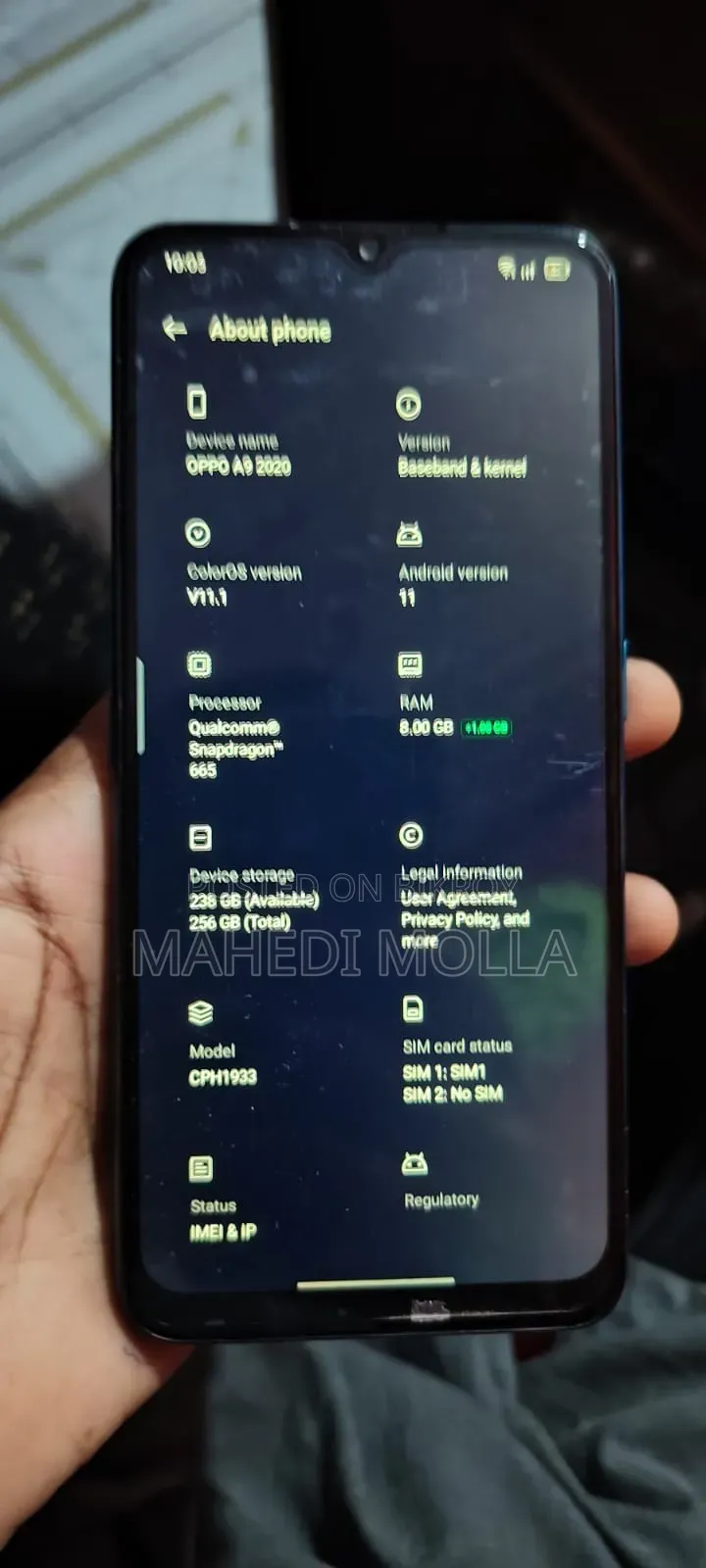 Oppo A9 128 GB Blue