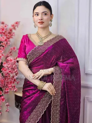 স্টোন ওয়ার্ক শাড়ি কালেকশন