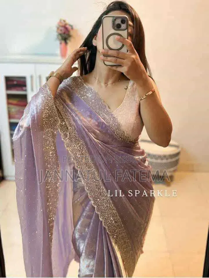 স্টোন ওয়ার্ক শাড়ি কালেকশন