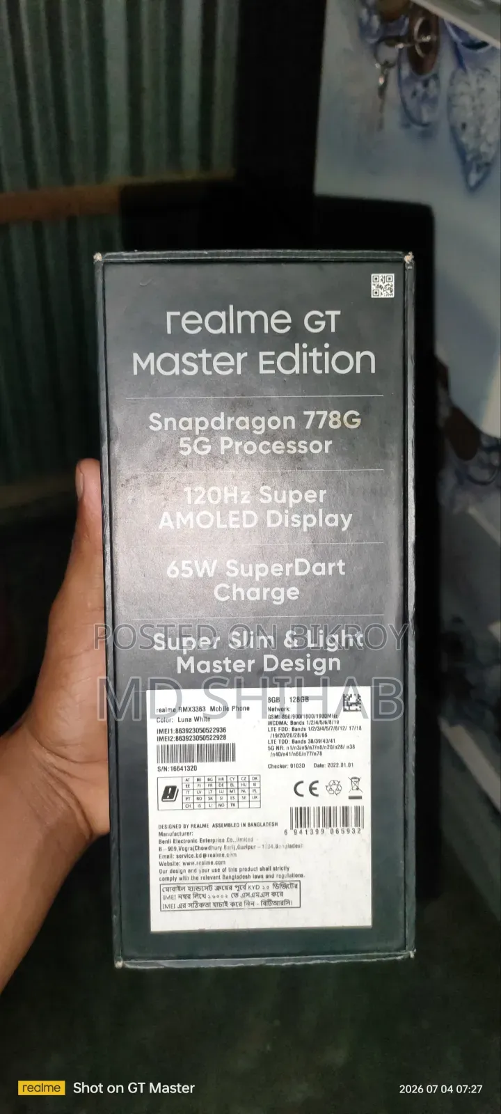 Realme GT Master Edition 128 GB Black