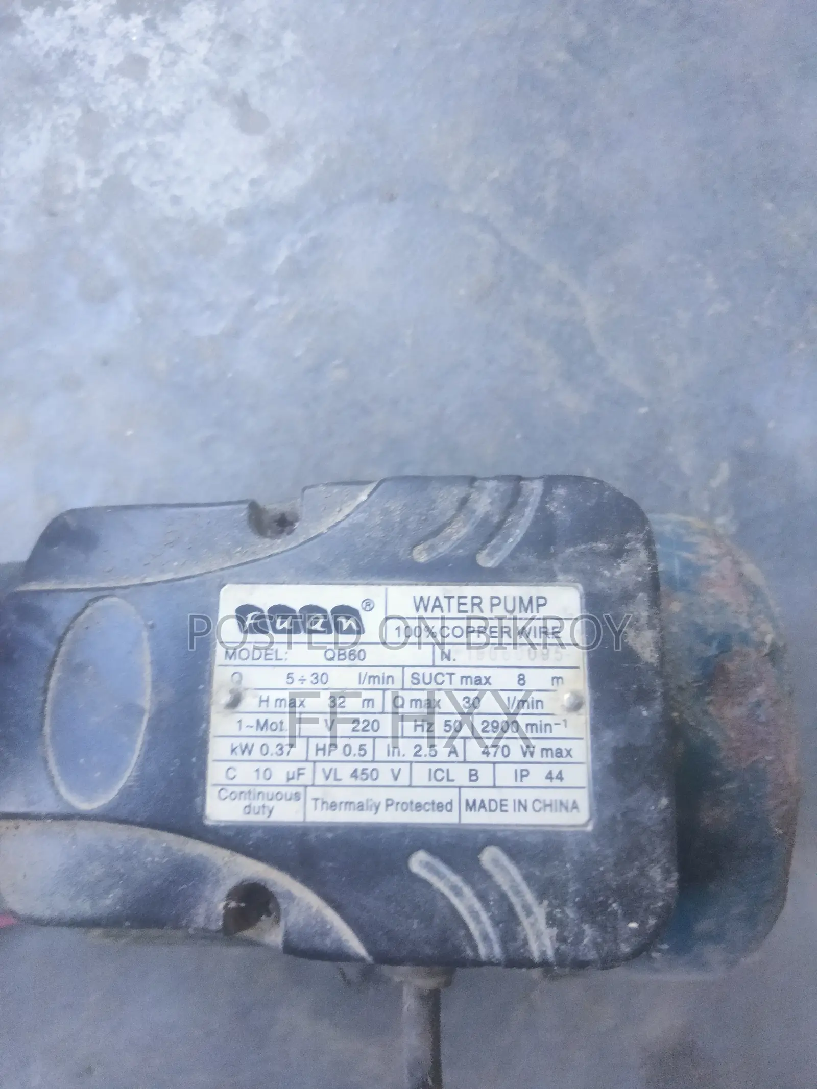Half-inch Water Motor