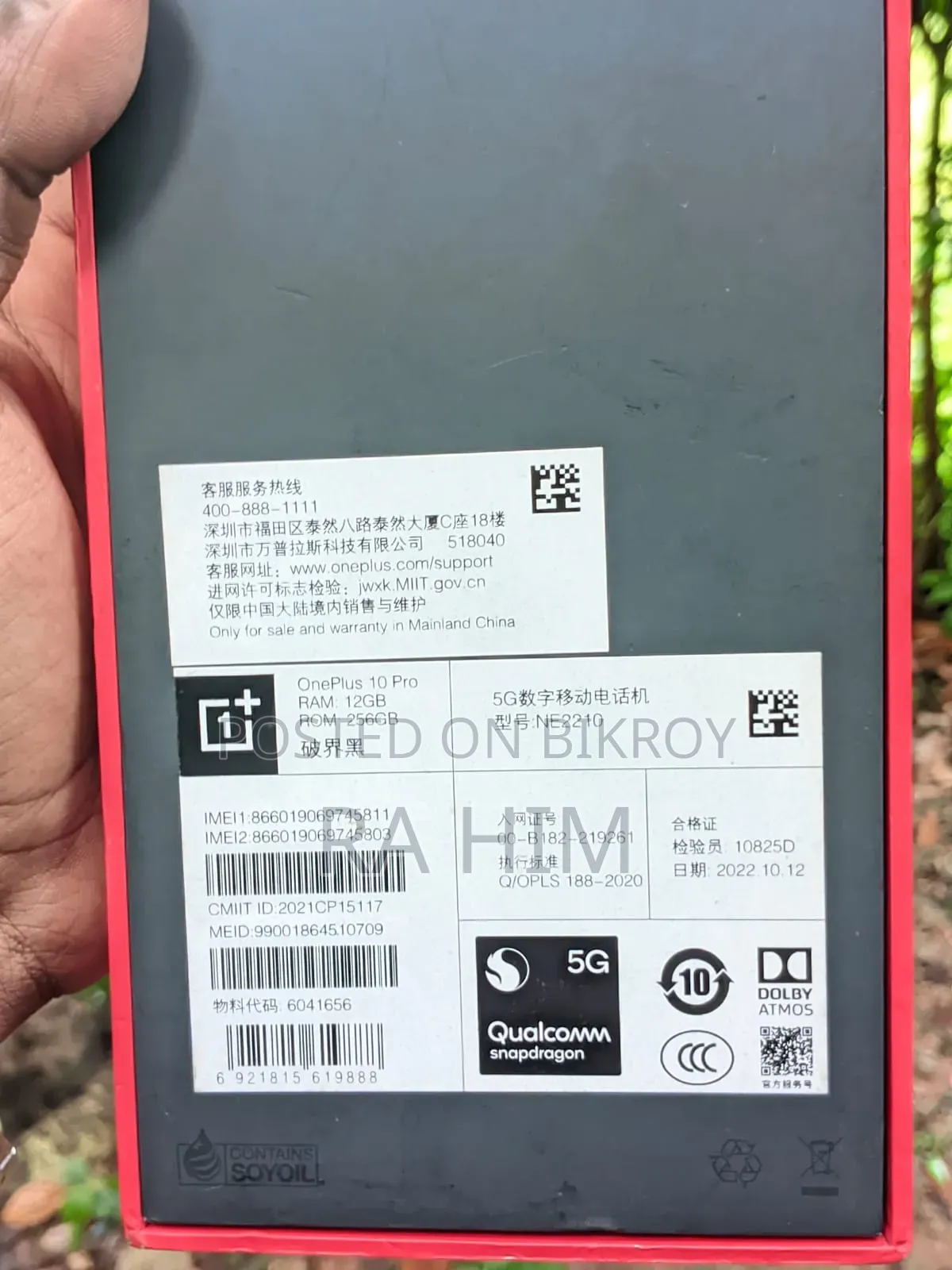 OnePlus 10 Pro 256 GB Black