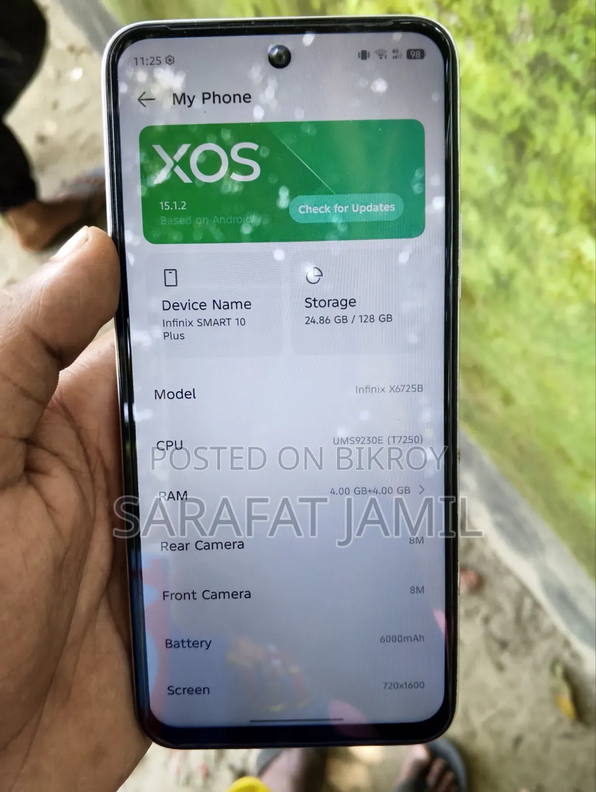 Infinix Smart 10 Plus 128 GB Silver