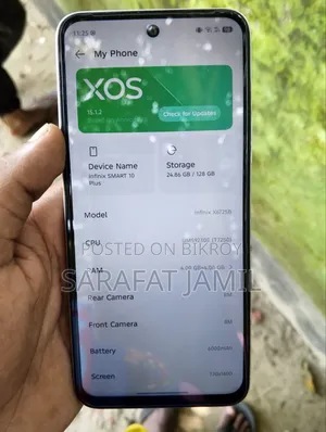 Infinix Smart 10 Plus 128 GB Silver