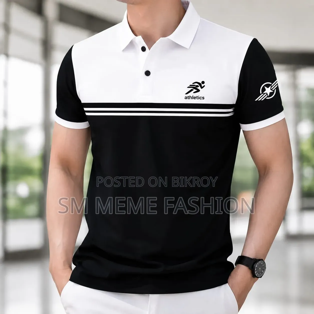 Polo Shirt for Men - Main Material: Cotton - Fabrics: Cotton - Premium