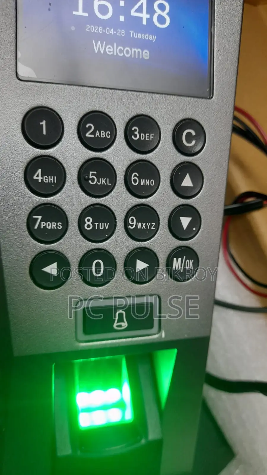 Zkteco F18 Biometric Fingerprint Access Control (Like New)