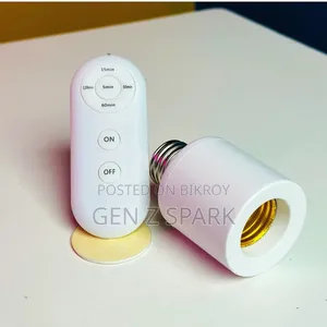 Smart Lamp Holder With Wireless Remote Timer