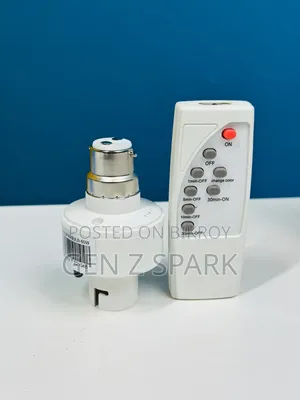 Smart Lamp Holder With Wireless Remote Timer