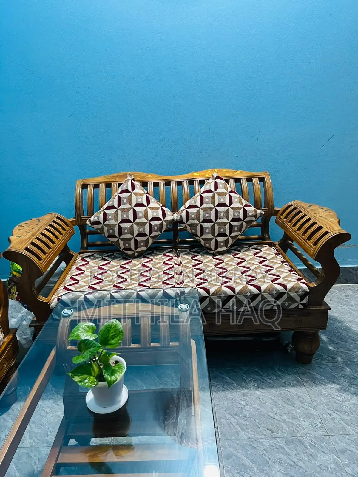 Sofa Set Teak Wood