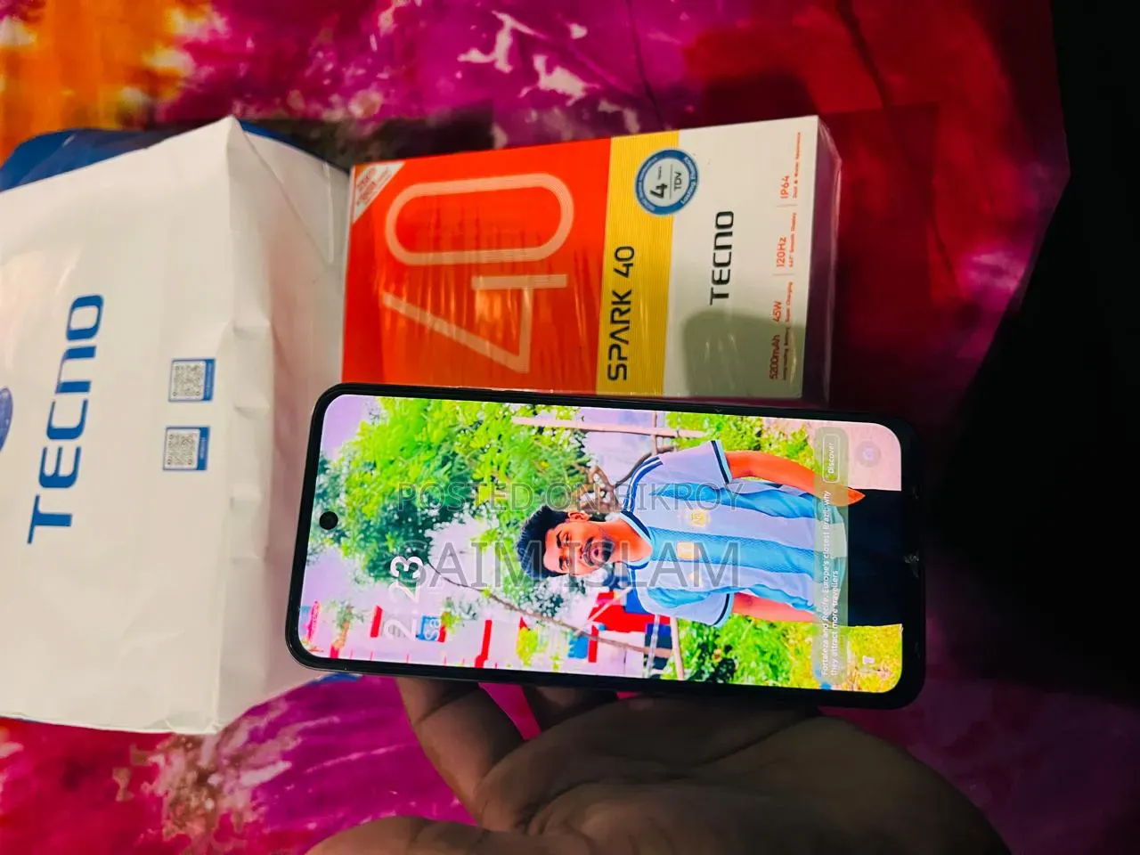 Tecno Spark 40 256 GB Silver