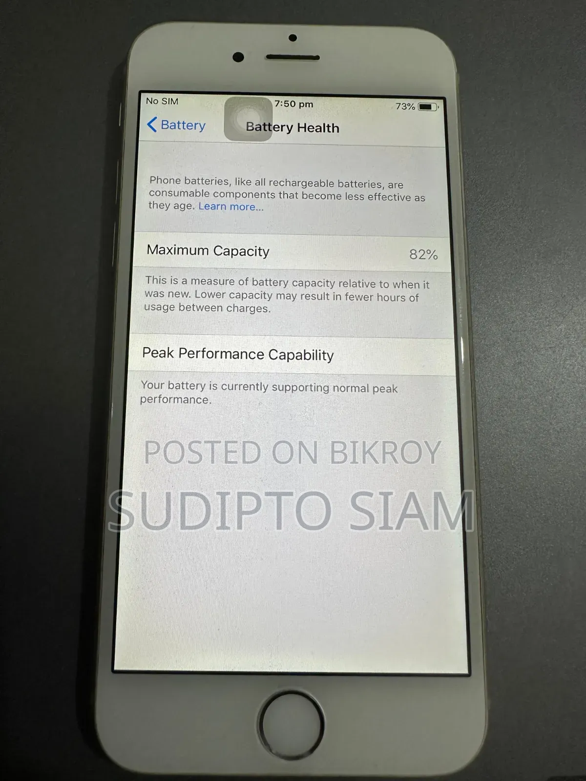 অ্যাপল আইফোন ৬ ১৬ জিবি গ্রে