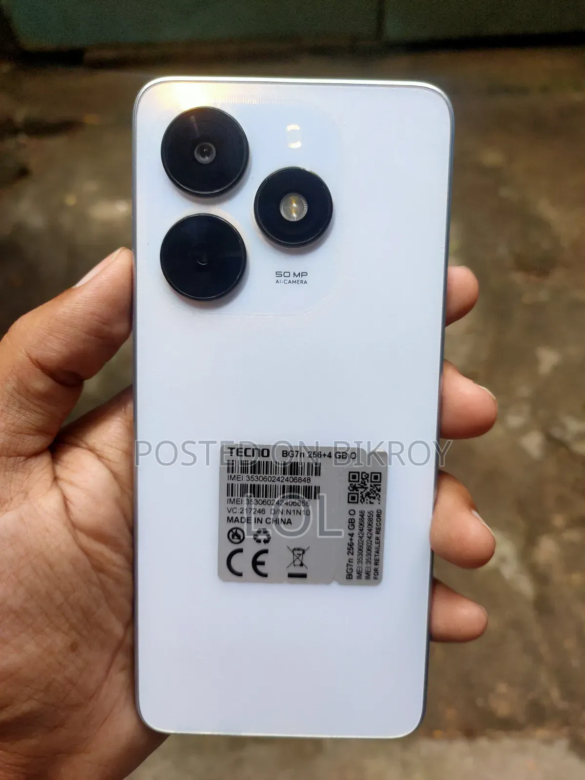 Tecno Spark 20C 256 GB White
