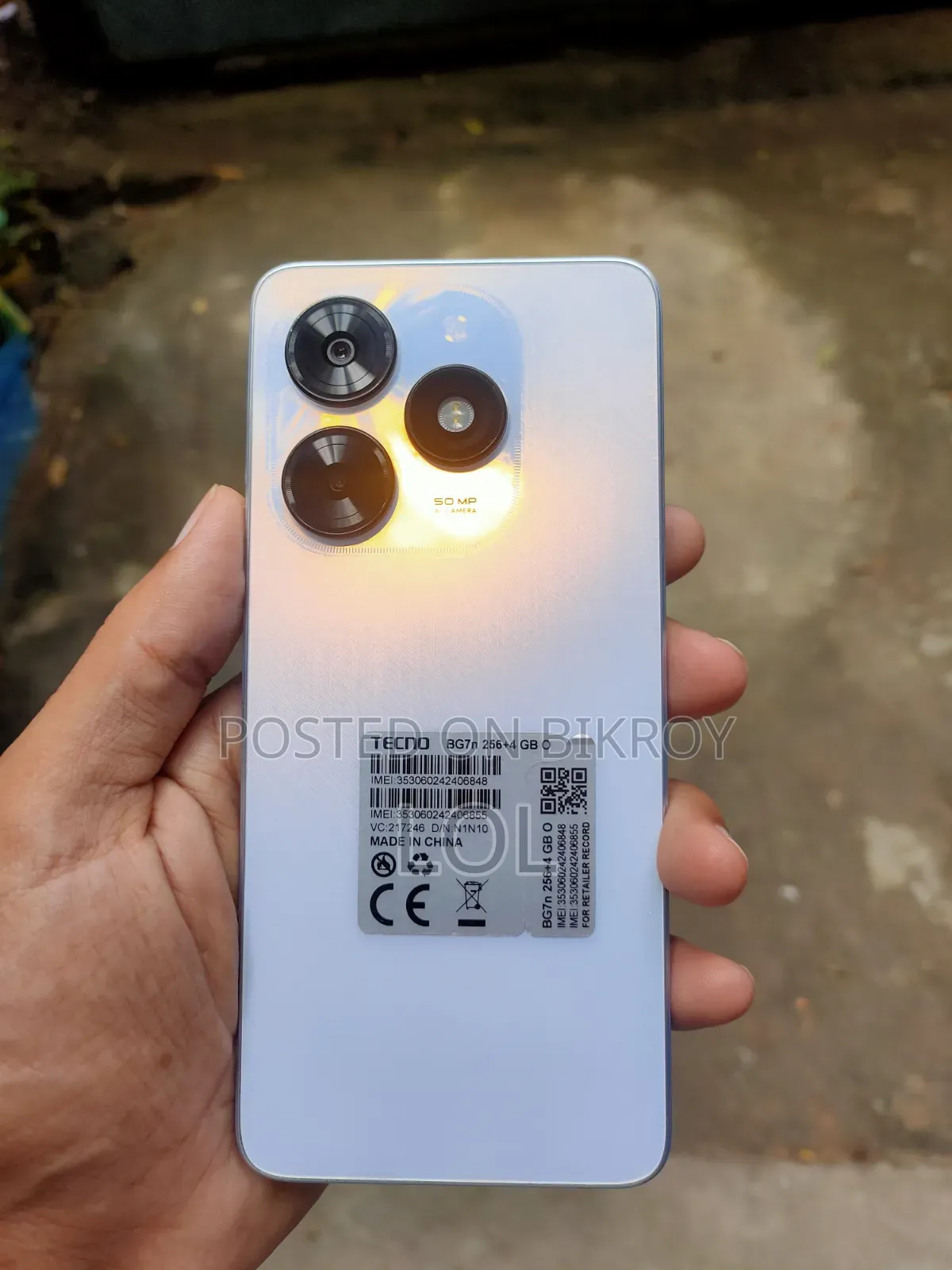 Tecno Spark 20C 256 GB White