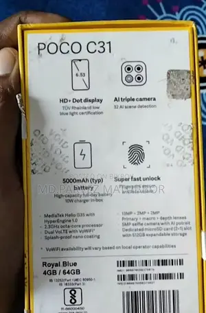 Xiaomi Poco C3 32 GB Blue